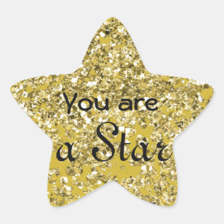 Sparkly Hope Star Sticker