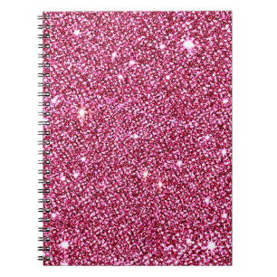 Sparkly Hot Pink Glitter Notebook