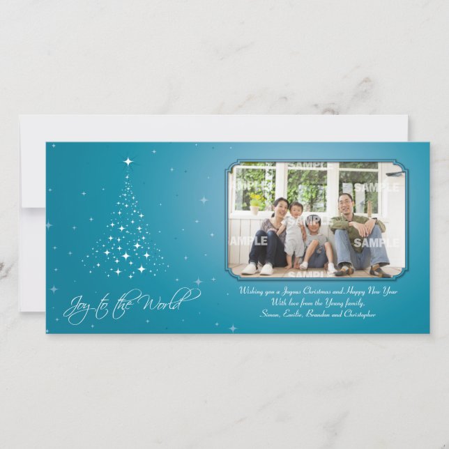 Sparkly Joy Photo Card (Front)