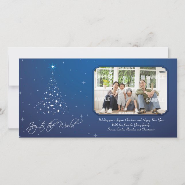 Sparkly Joy photo card (Front)