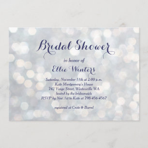 Sparkly Lights Bridal Shower Invitation