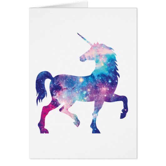 Sparkly Magical Unicorn Cards (Front)