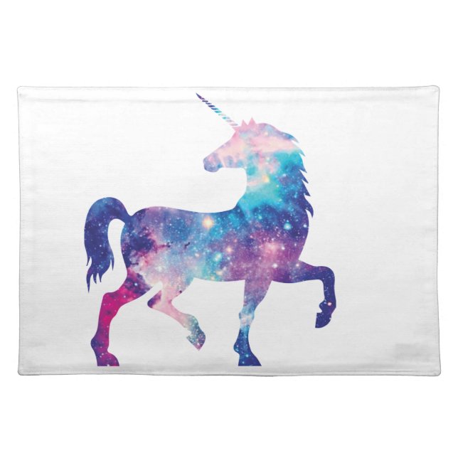 Sparkly Magical Unicorn Placemat (Front)