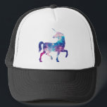 Sparkly Magical Unicorn Trucker Hat<br><div class="desc">Add your own text,  or contact me if you'd like changes. I am happy to do custom design</div>