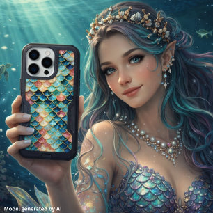 Sparkly Mermaid Design - Shimmering Ocean Fantasy iPhone 16 Pro Case