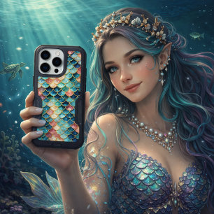 Sparkly Mermaid Design - Shimmering Ocean Fantasy iPhone 16 Pro Case