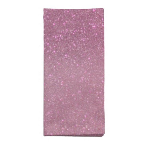 Sparkly Mermaid Green Berry Pink Glitter Ombre Cloth Napkin