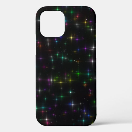 Sparkly Multicolor Stars iPhone 12 Pro Case