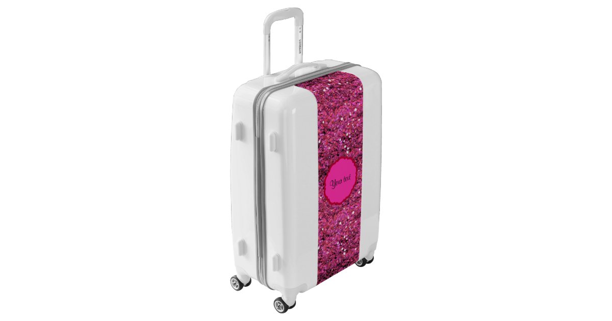 Sparkly Glitter Luggage Zazzle