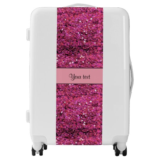 Sparkly Pink Glitter Luggage