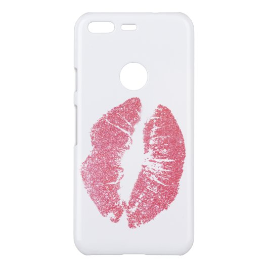 Sparkly Pink Lips Uncommon Google Pixel Case (Back)