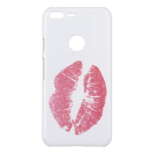 Sparkly Pink Lips Uncommon Google Pixel XL Case (Back)