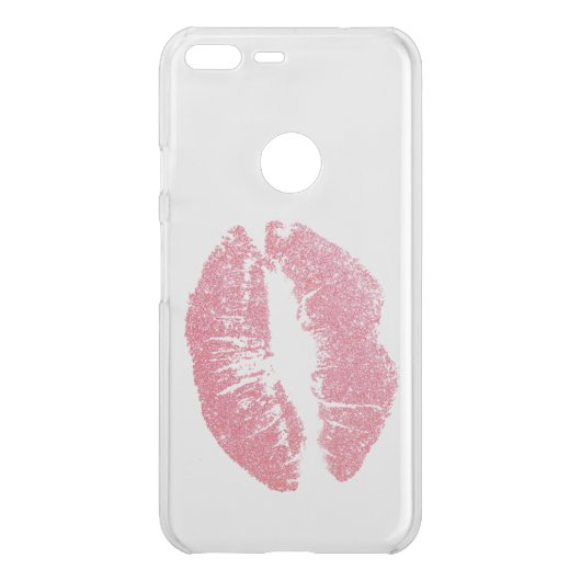 Sparkly Pink Lips Uncommon Google Pixel XL Case (Back)