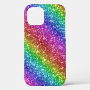 Sparkly Rainbow Glitter iPhone 12 Pro Case