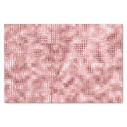 Sparkly Rose Gold Pink Luxury Sparkle Girly Party Tissue Paper