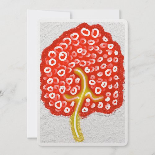 Sparkly Rosh Hashanah apple tree  Holiday Card