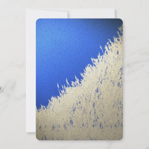 Sparkly Shavuot field of grain  Holiday Card