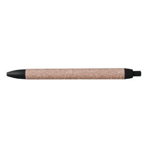 Sparkly Shiny Glitter Rose Gold Pen