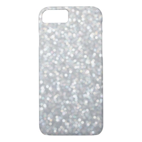 Sparkly Silver iPhone 7 Case