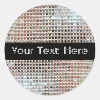Sparkly Silver Sequins Party Sticker by pixiestick at Zazzle
