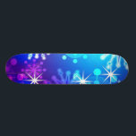 sparkly skateboard<br><div class="desc">blue and purple sparkly skateboard</div>