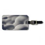 Sparkly Snow Mounds Abstract Nature Luggage Tag