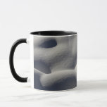 Sparkly Snow Mounds Abstract Nature Mug