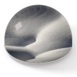 Sparkly Snow Mounds Abstract Nature Paperweight