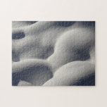 Sparkly Snow Mounds Abstract Nature Photography Jigsaw Puzzle