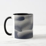 Sparkly Snow Mounds Abstract Nature Photography Mug