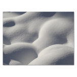 Sparkly Snow Mounds Abstract Nature Photography Tissue Paper