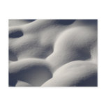 Sparkly Snow Mounds Abstract Nature Postcard