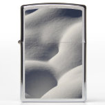 Sparkly Snow Mounds Abstract Nature Zippo Lighter