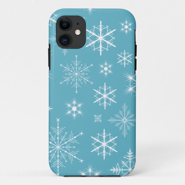 Sparkly Snowflakes Phone Case (Back)