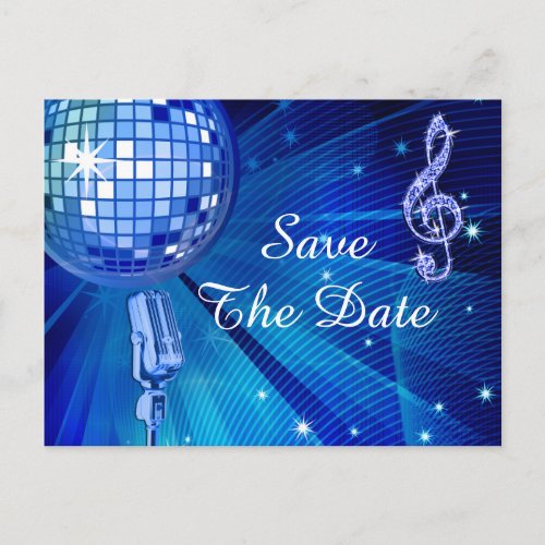 Sparkly Stiletto Heel 30th Birthday Save The Date Announcement Postcard