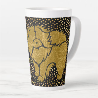 SPARKLY THANG Chow faux metallic mug