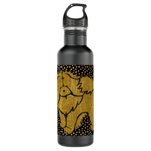 SPARKLY THANG Chow faux metallic water bottle