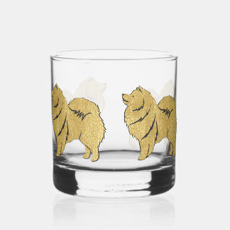 Sparkly Thang Finnish Lapphund Rocks Juice Glass