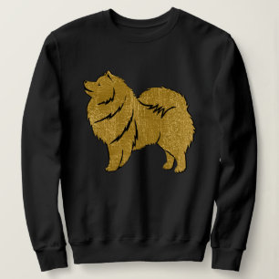 SPARKLY THANG Lapphund faux metallic Sweatshirt
