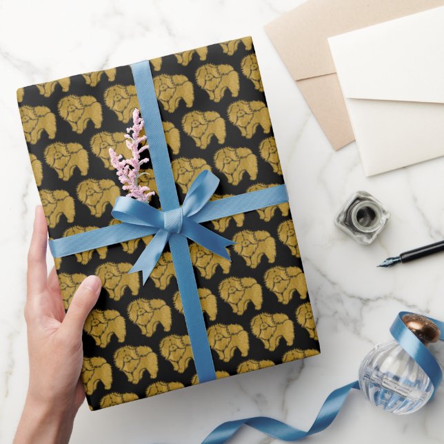 SPARKLY THANG  rough chow  wrapping paper (Gifting)