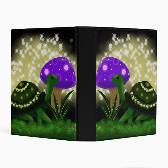 Sparkly Turtle Binder (Background)