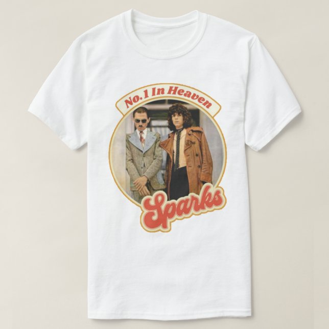 Sparks band, Sparks brothers , Ron Mael            T-Shirt (Design Front)