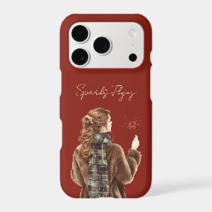 Sparks Flying Fireworks Redhead iPhone 17 Pro Case