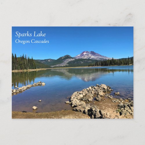 Sparks Lake Bend Oregon Postcard