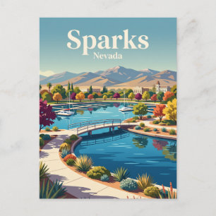 Sparks, Nevada Postcard
