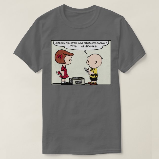 Sparks Vinyl Fan Art Design T-Shirt (Design Front)
