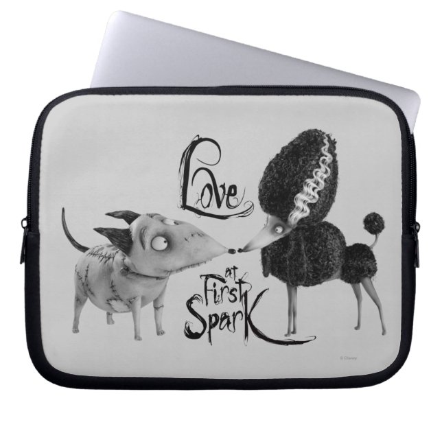 Sparky and Persephone: Love at First Spark Laptop Sleeve (Front)