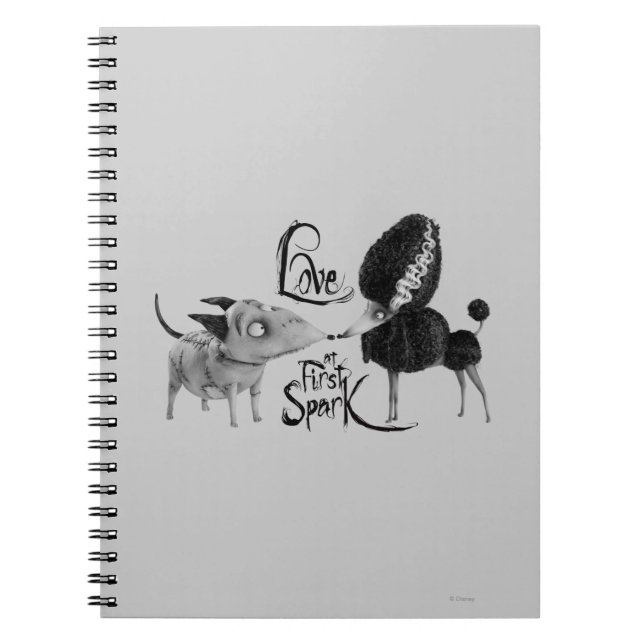 Sparky and Persephone: Love at First Spark Notebook (Front)