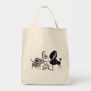 Sparky and Persephone: Love at First Spark Tote Bag