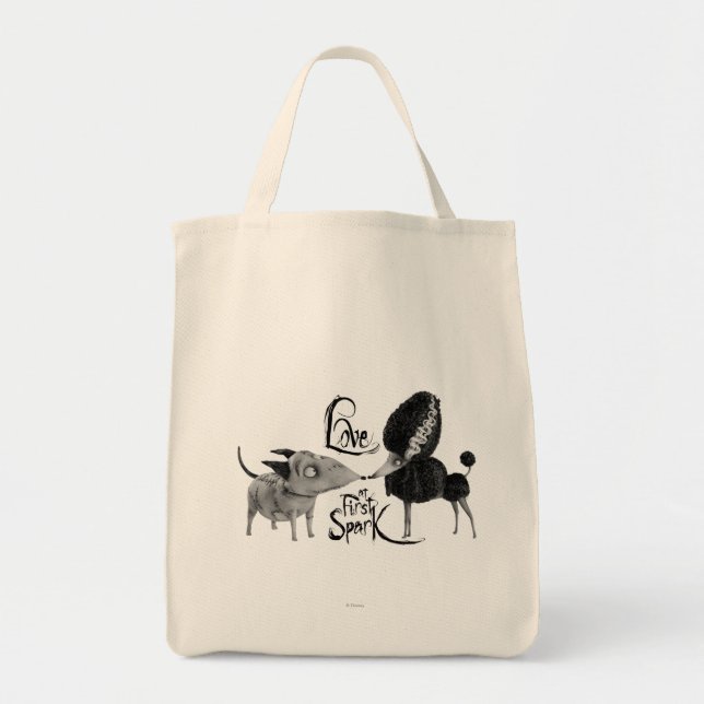 Sparky and Persephone: Love at First Spark Tote Bag (Front)